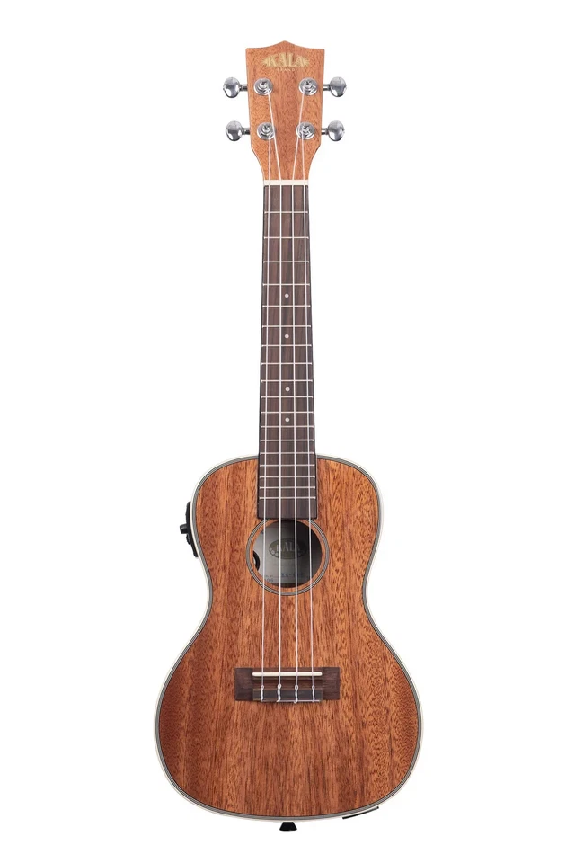 Kala KA-CGE Concert Gloss Mahogany Acoustic-Electric Ukulele - Image 3 of 4