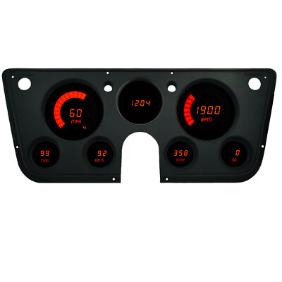 Led Bargraph Speedometer Intellitronix Gauges 1967-1972 GM/Chevy Truck LED Bargraph Replacement ...