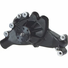 Black Big Block Chevy Long Water Pump, Clockwise High Volume 396 427 454 BBC