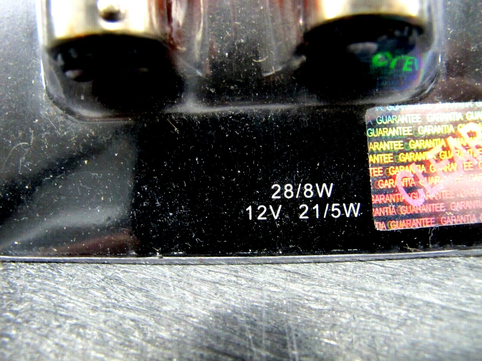 CLEAR ALTERNATIVES, 1156A SINGLE CONTACT 12V 27W AMBER 2 BULBS NONINV