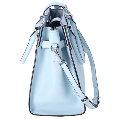 Michael Kors Hamilton Medium Leather Satchel Crossbody Bag