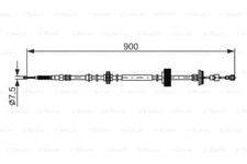 Bosch 1 987 482 793 cable, parking brake for BMW