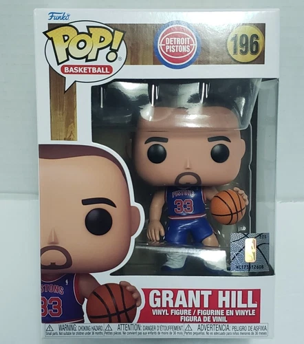 GRANT HILL - Detroit Pistons Rookie Season Funko POP! NBA #196 Vinyl Figure NEW