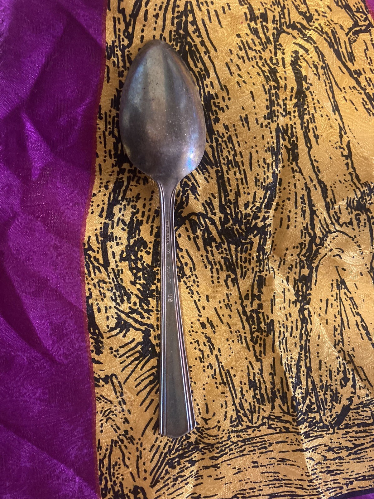 Vintage Antique Victor S Co. A1 Overlay Spoon SILVERWARE UTENSILS eBay