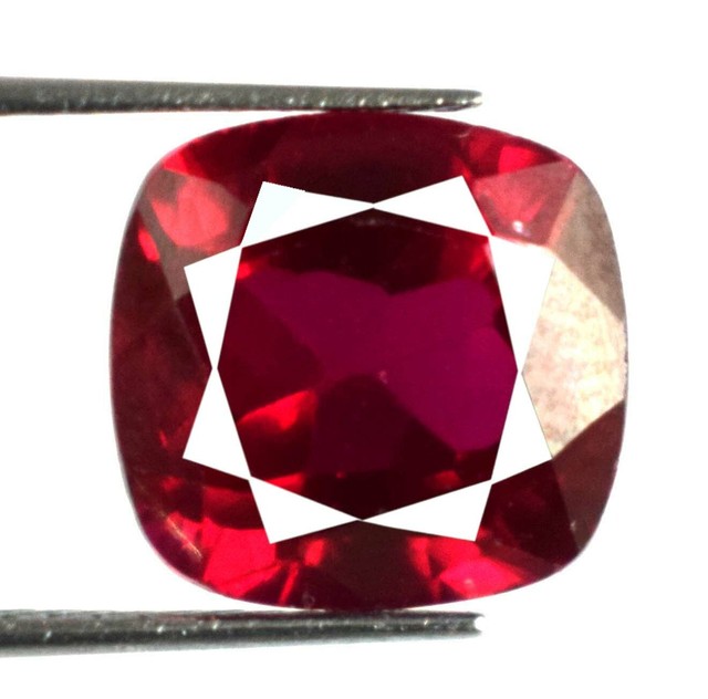 Cushion Burma Ruby Gemstone Natural 7.50 Ct Certified V7585 Expedite