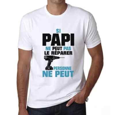 ULTRABASIC Herren T-Shirt Wenn Papa es nicht reparieren kann, kann niemand das