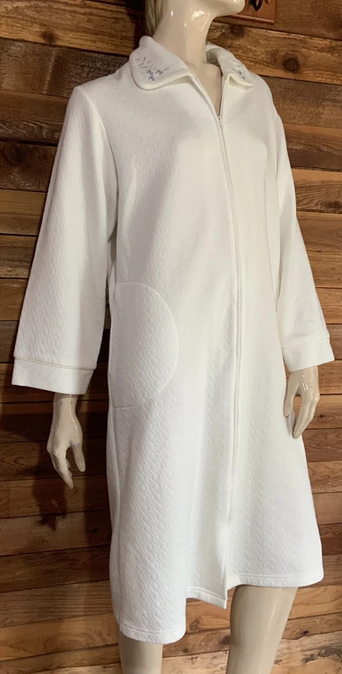 BATA MISS ELAINE BLANCA TALLA PEQUEÑA con ribete AZUL #H04 Foto 4 de 4