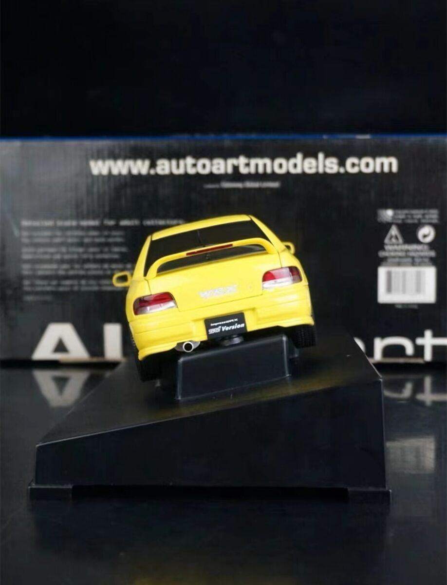RARE* 1/18 Autoart Subaru Impreza WRX STI Type R Yellow GC8 RARE* 1/18 Autoart Subaru Impreza WRX STI Type R Yellow GC8
