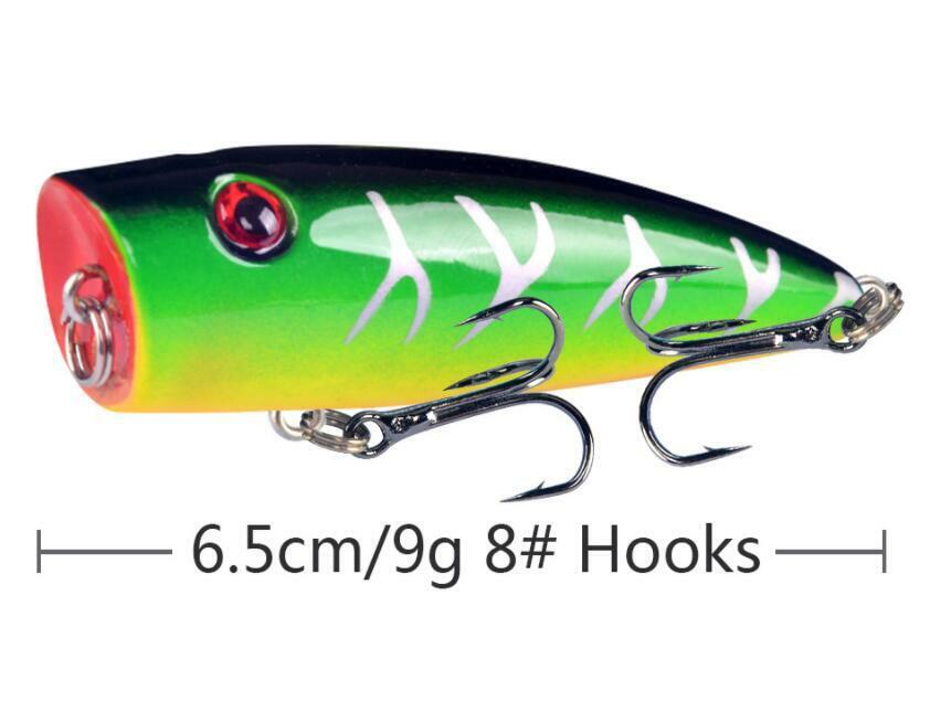 5PCS Fishing Lures Popper Topwater Bass Pike Carp Baits Swimbait Fishing Pesca - Image 4