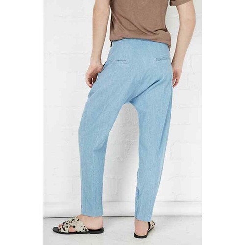 Finders Keepers Unterführhose Damen klein blau Reißverschluss Knöchel mittlere Leibhöhe neu mit Etikett - Bild 5 von 7