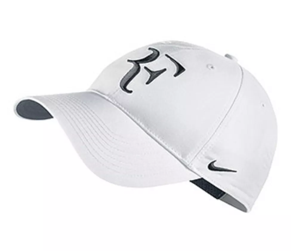 Sandalias Testificar Desviación NEW Nike Hybrid RF Roger Federer Hat 371202-106 White / Black Cap | eBay