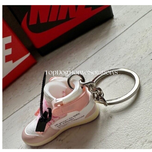 Mini Nike Keyring Sneakers π₯3D Jordan 1 keychain Trainer Sports Shoe & gift box - Picture 72 of 114