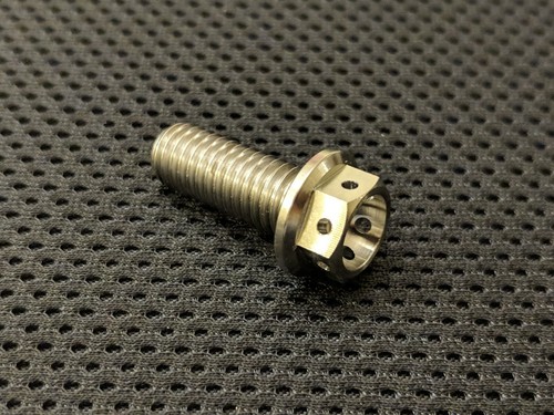 Engine Case Drilled Titanium Bolts M6 Hex Head Flange Ti Clutch Starter Gen Case - Picture 6 of 24