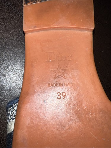 Christian Dior Women's DWAY Slides Sandles Size US 8 EUR 39 - Picture 4 of 8