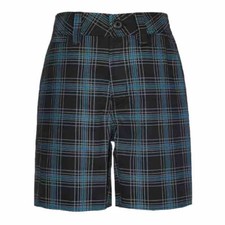 UNIVIBE Big Boys Twill Moosehead Plaid Chino 100 Cotton Shorts Size 18 NWT 34