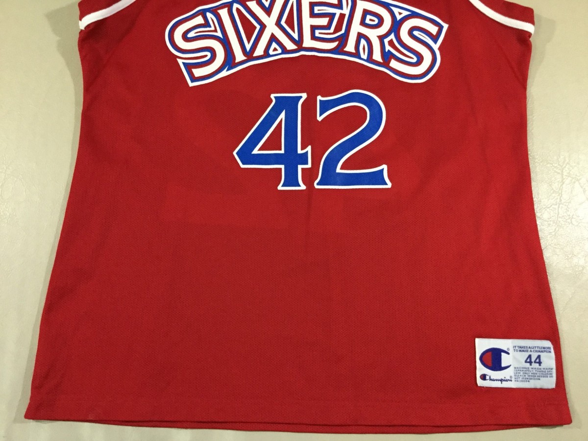 Champion チャンピオン SIXERS ジュリースタックハウス Size 48. Vintage 90s Champion Jerry Stackhouse #42 Phila