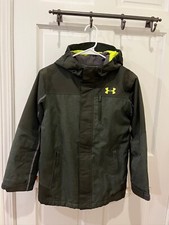 Under Armor Green Rain Jacket Youth