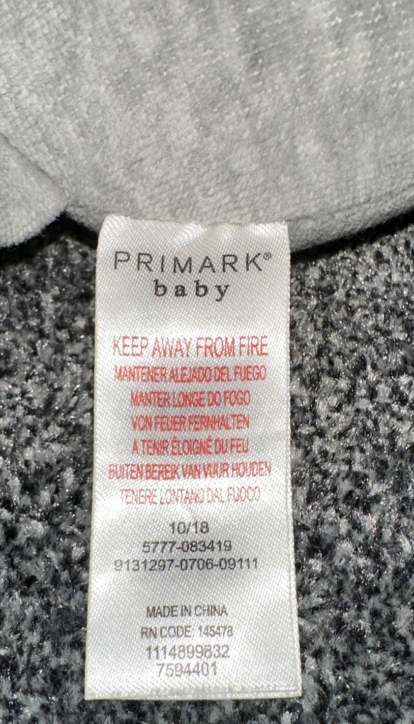 PRIMARK BABY SOFT TOY COMFORTER GREY KOALA BEAR TEDDY 30cm RARE VGC eBay