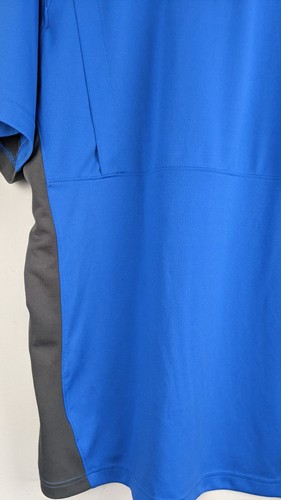 Columbia PFG Men’s Large Blue & Gray Omni‑Shield UPF Polo Shirt - Picture 14 of 21
