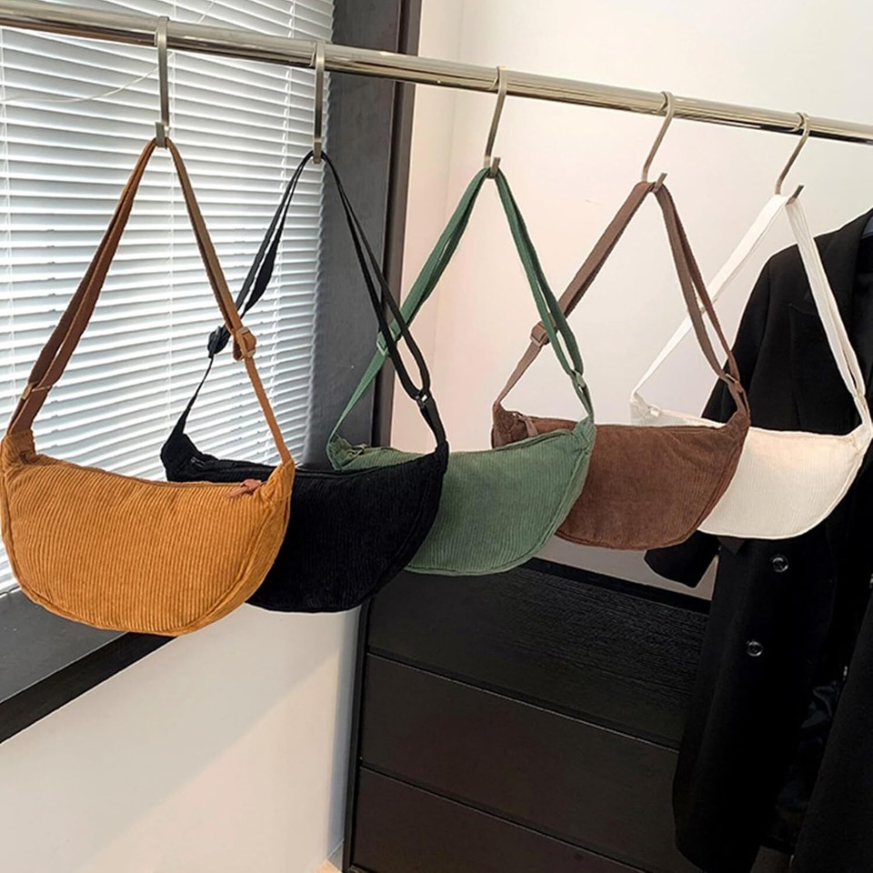 DWDC shoulder bag,crossbody bag women messenger hobo Corduroybrown eBay