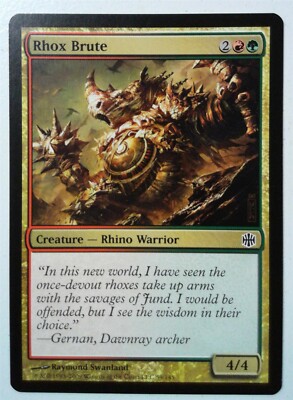 Rhox Brute *Common* Magic MtG x1 Alara Reborn MISPRINT (color)