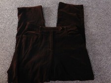 Express Womens pants 10 Brown straight EXP Vintage