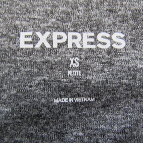 Express Gray Super High Waisted Body Contour Cozy Leggings XS Petite Stretch - Picture 8 of 8