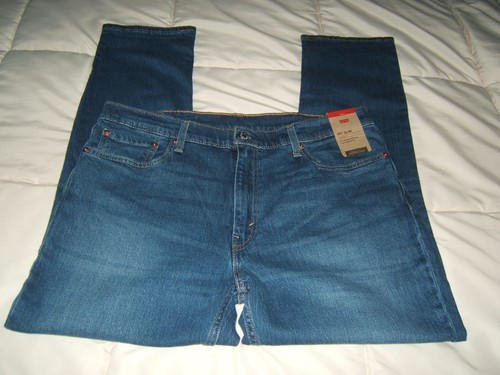 Jeans uomo Levi's 511 slim fit elasticizzato lavaggio medio denim blu 38x30 nuovo con etichetta - Foto 4 di 6