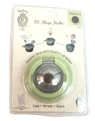 Epiphany Crafts EC Shape Studio  Round 14 SST-02 Button Tool Punch