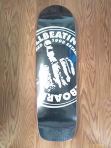 middle finger skateboard deck