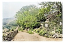 ptc8465 - Derbys' - Early view, The Sicket, Castleton, in the Dales - print 6x4