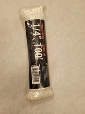 Tent Line Nylon Rope - 100 Ft Rope - White Reflective Nylon Cord 1/4"