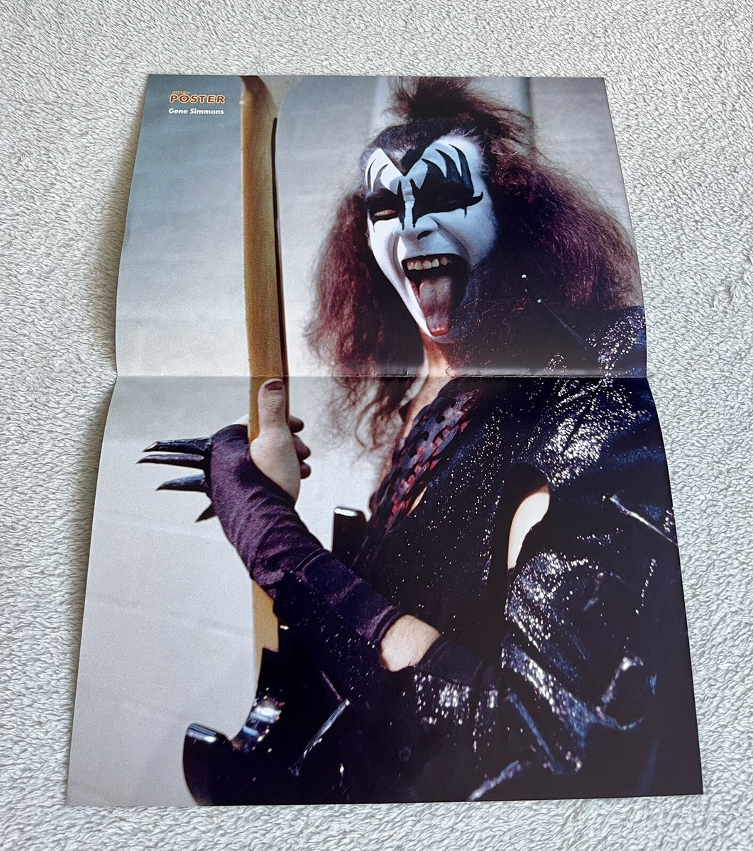 KISS POSTER 1974 GENE SIMMONS - GERMAN TRIBUTE SUPER POSTER MUSIC