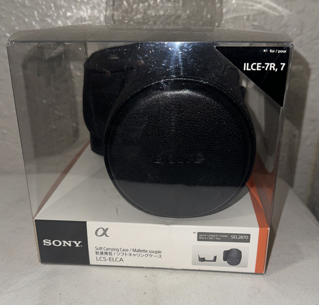 新品、未使用 ソニー ソフトキャリングケース LCS-ELCA α7、7R用