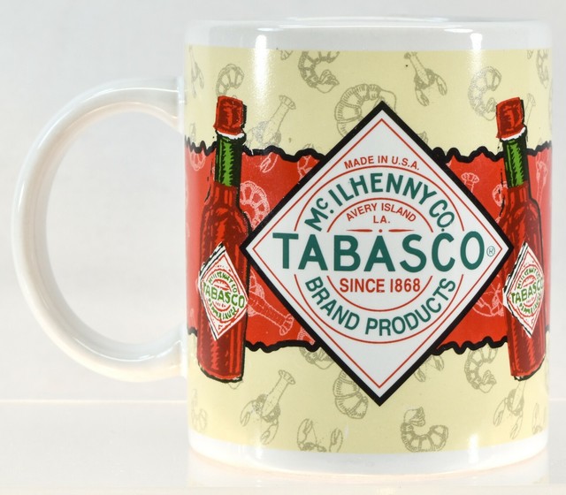 Tabasco Brand Hot Pepper Sauce Seafood Coffee Cup Mug eBay