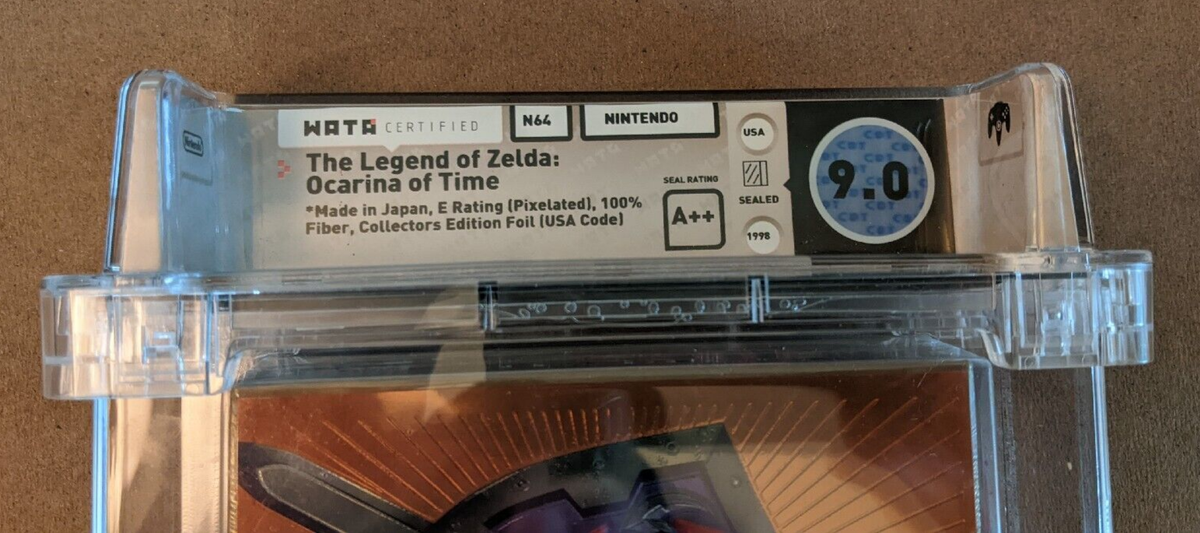 Zelda Ocarina of Time - Collector's Edition (N64, 1998) | WATA A++