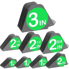 3 Inch Hair Clipper Combs Guides, Guards 1  8pcs Mega Set, Gray