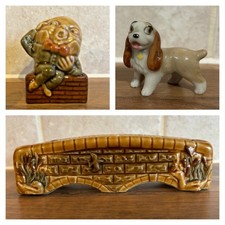 Job Lot Wade Bridge Flower Planter Disney Lady & Humpty Dumpty Nursery Rhyme