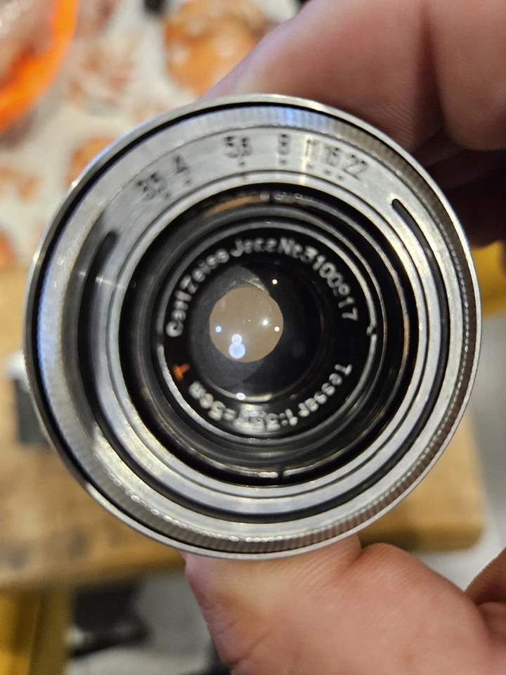 Contax llla Mit 50/3.5 Carl Zeiss Tessar Und Bereitschaftstasche - Bild 4 von 4