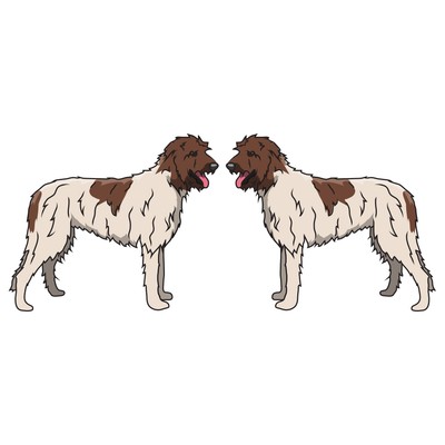 Wirehaired Pointing Griffon Dog Decal Dog Lover Decor Vinyl Sticker