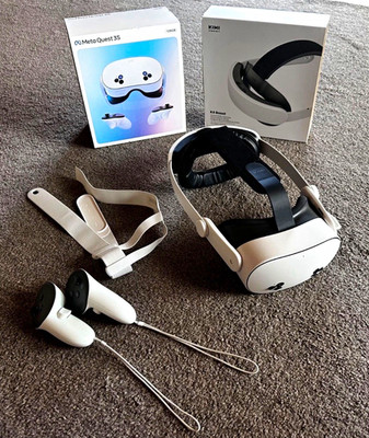 Meta Quest 3S 128 GB VR Brille All-in-One Headset Mixed Reality + K4 Boost