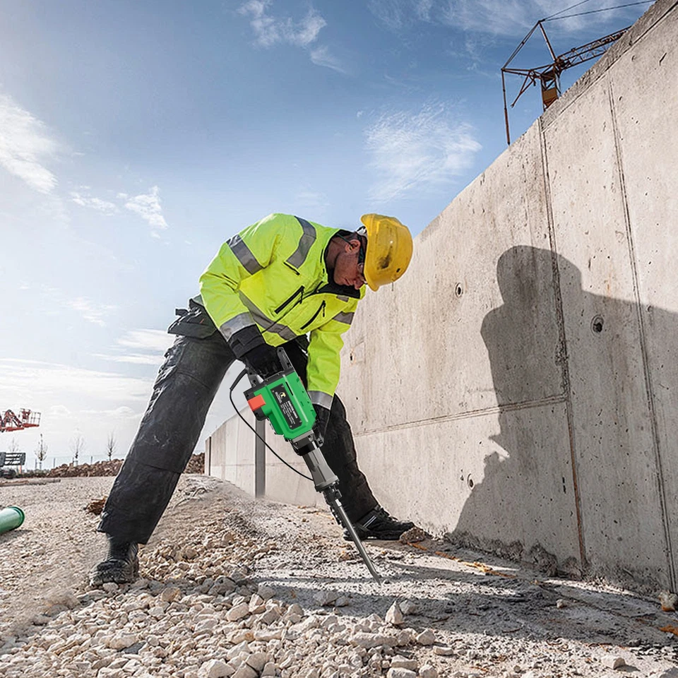 CONENTOOL Elektro Abbruchhammer 3800W Stemmhammer 2 Meißel-Set Schlaghammer 2025 - Bild 4 von 4