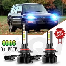 For Toyota RAV4 1998-2012 8000K Ice Blue 2pcs LED Headlight Low Beam Bulbs