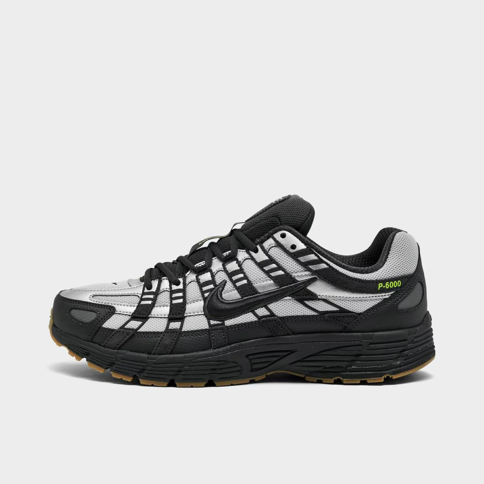 Men's Nike P-6000 Casual Shoes Grey Fog/Black/Anthracite/Volt IQ0577 025