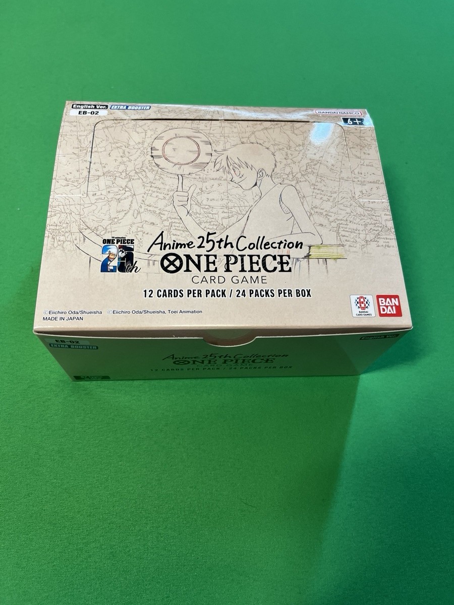 BANDAI - ワンピースカードEB-02 ANIME 25th Collection BOX Amazon.com: One Piece Booster Box EB-02 Extra Booster Anime