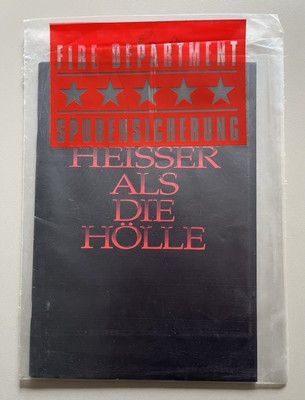 Volcano-Heisser als die Hölle-Originelles Presseheft-Vulkan-Katastrophenfilm-Rar
