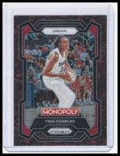 2024 Panini Prizm Monopoly WNBA - Tina Charles - Red Classic Icons Prizms