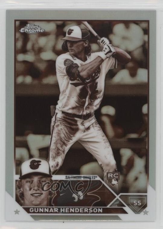 2023 Topps Chrome Sepia Refractor Gunnar Henderson #2 Rookie RC 0z1i