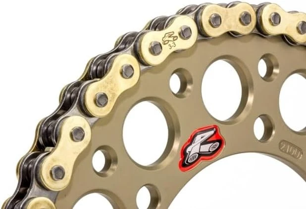 Cadena todoterreno Renthal R3-3 SRS 520-120, dorada  Foto 2 de 2
