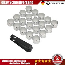 17mm für Radbolzen Radschrauben Radmuttern Chrom FÜR BMW FÜR Mercedes-Benz